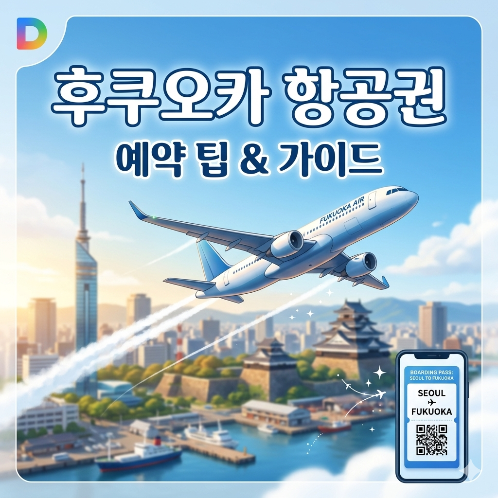 후쿠오카 항공권 예약 팁: 저렴하게 떠나는 일본 여행 완벽 가이드