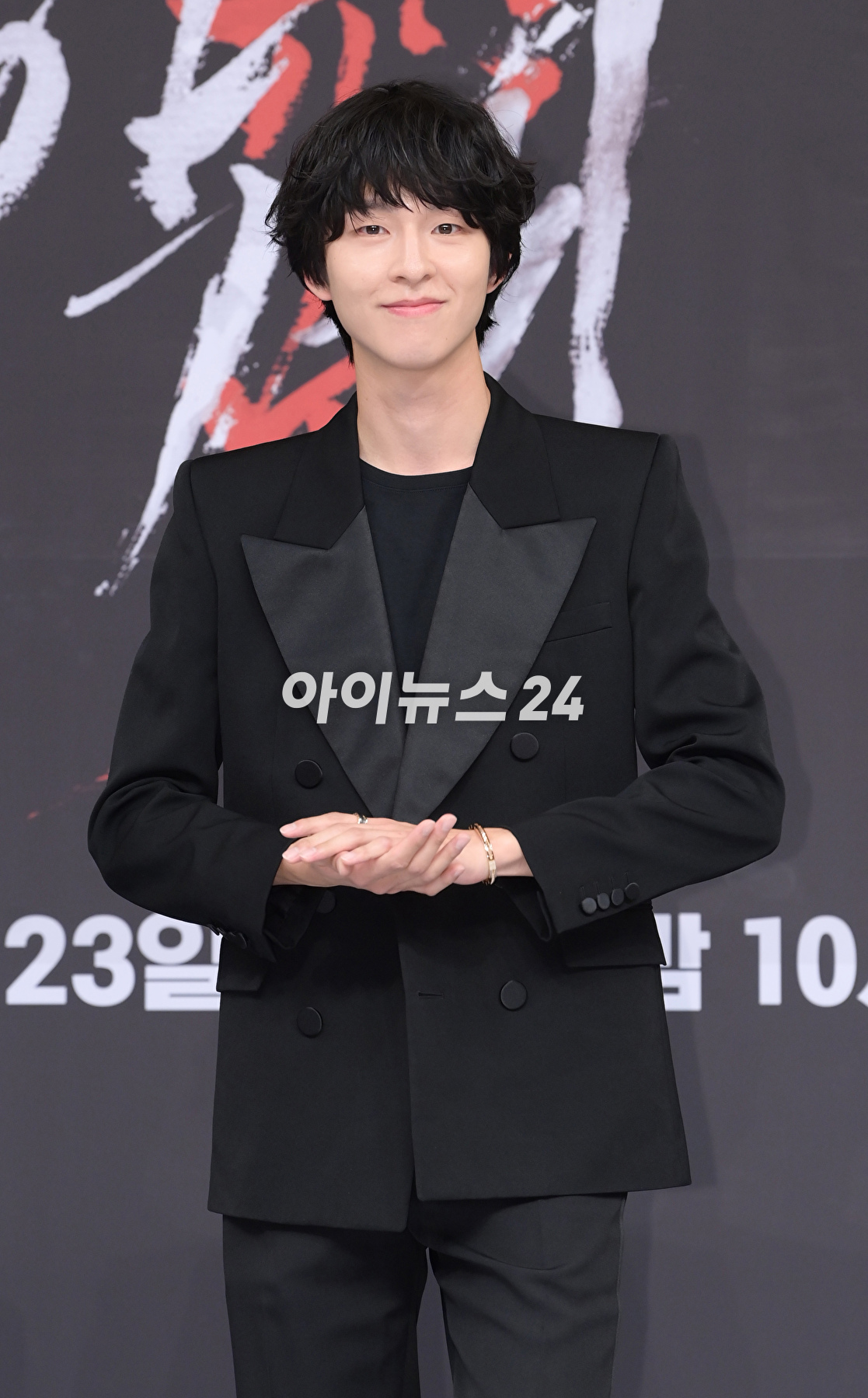 배우 홍경이 23일 오후 서울 양천구 목동 SBS홀에서 진행된 SBS 새 금토드라마 &#39;악귀&#39; 제작발표회에 참석하고 있다. [사진=정소희 기자]