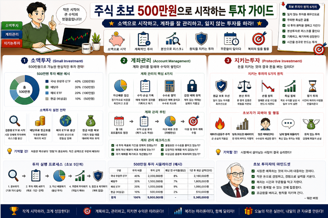 주식 초보 500만원