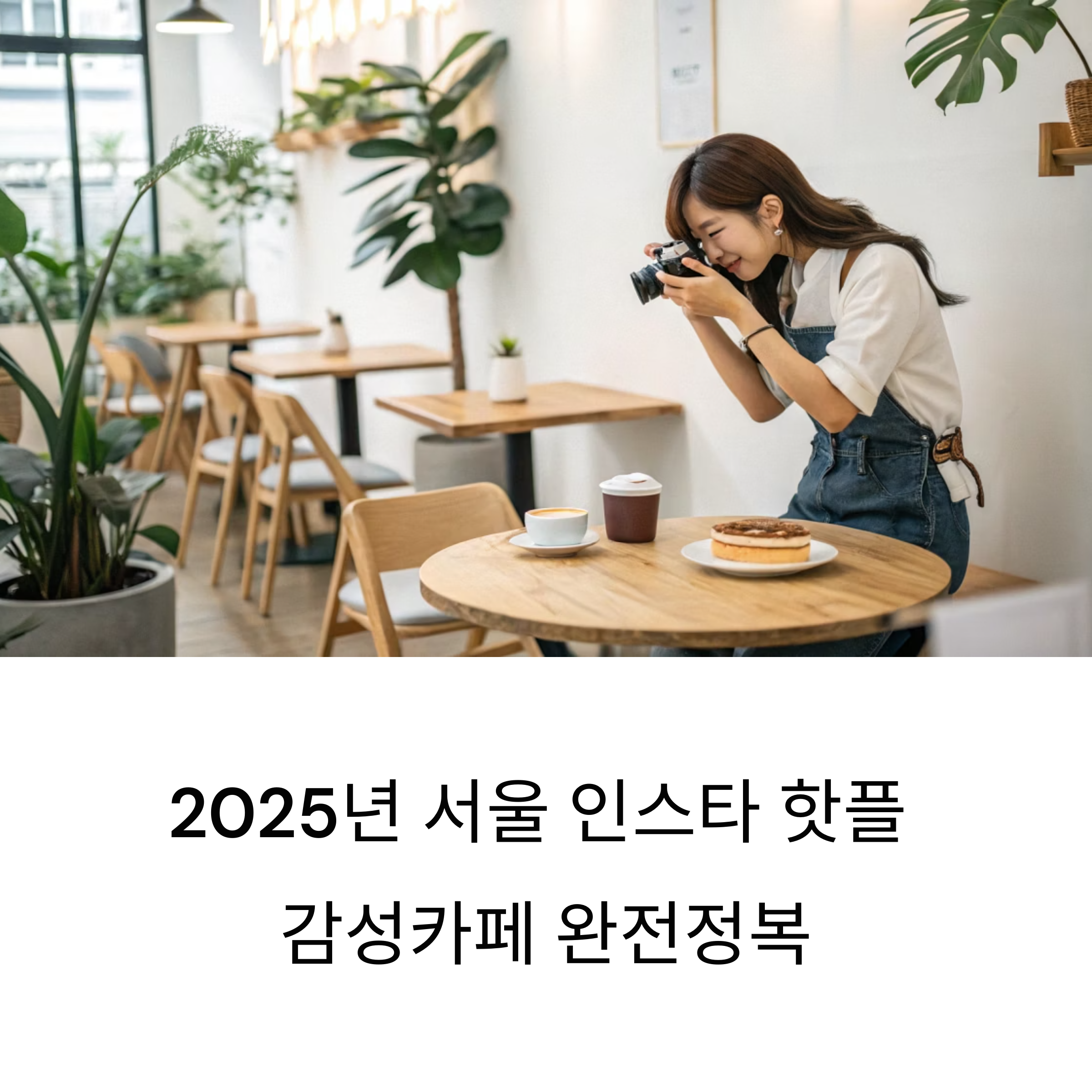 2025년 서울 감성카페 인스타핫플 TOP 분석 가이드
