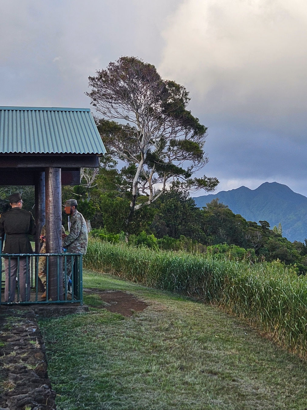 하와이 탄탈루스 전망대 입구