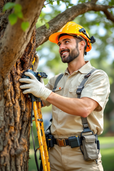 나무와-관련된-책자를-보고있는-여성