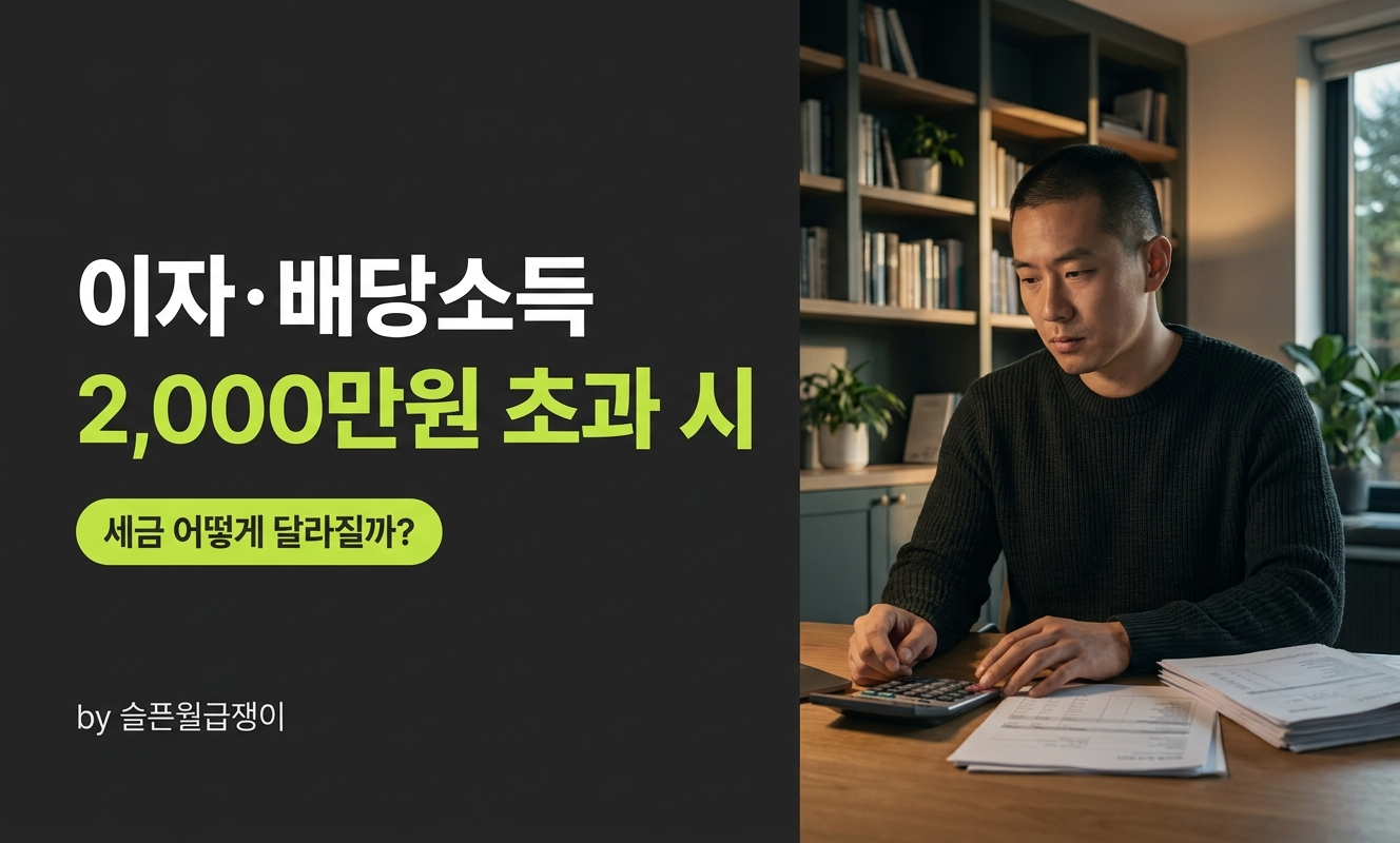 금융소득 세금 고민하는 직장인