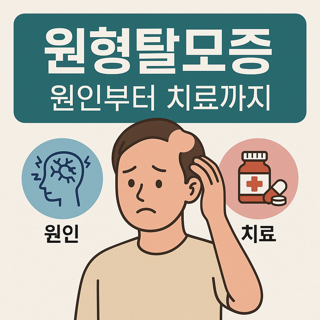 원형탈모증, 원인부터 치료까지