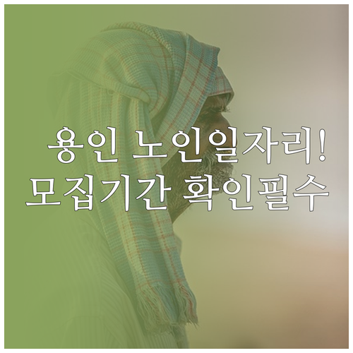 용인 처인구 시니어클럽 노인 일자리 ..