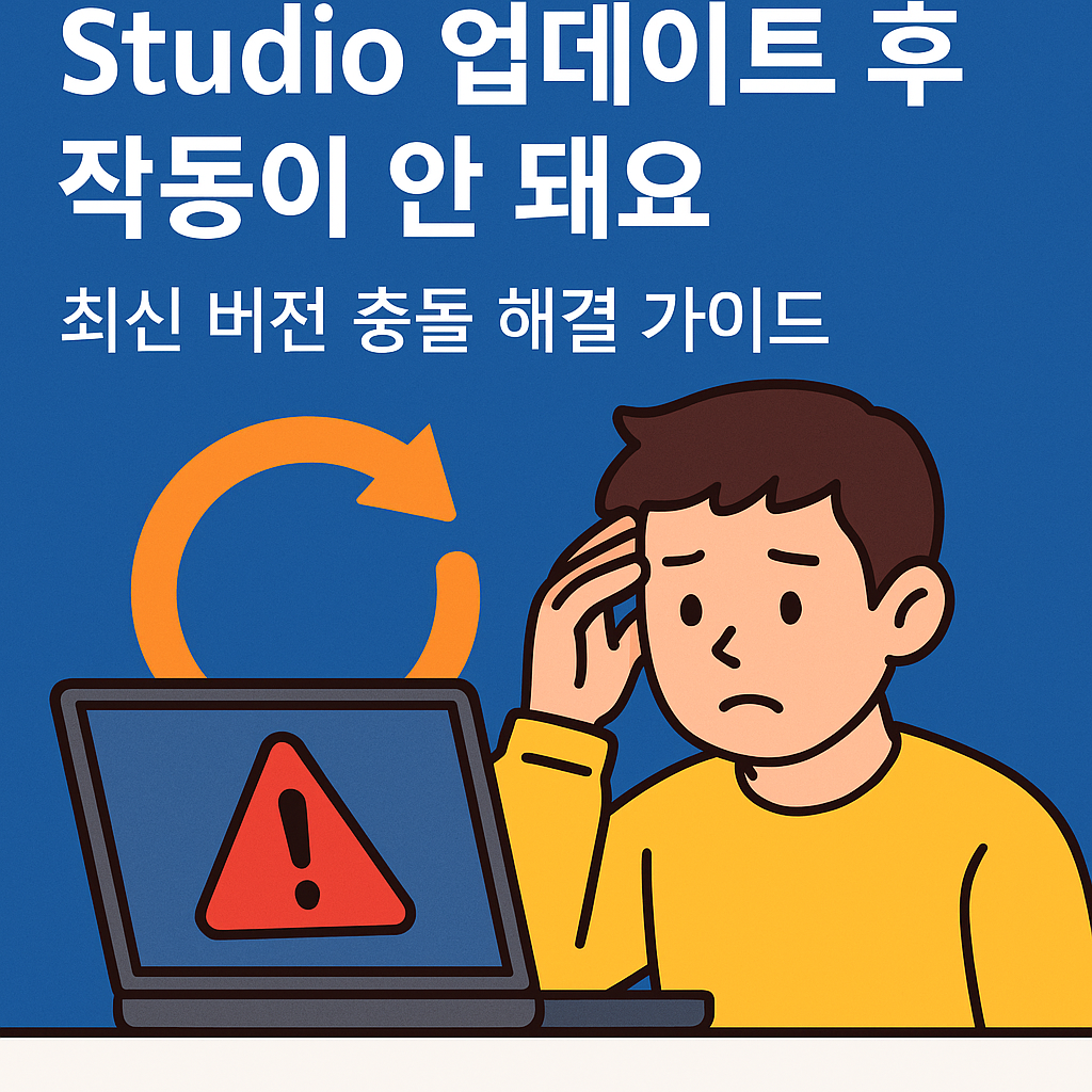 로블록스 스튜디오 업데이트 후 버전 충돌 해결 가이드