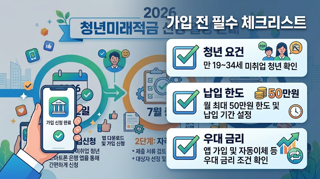 청년미래적금 가입 전 꼭 보세요｜월 50만원 넣기 전에 모르면 손해 보는 7가지