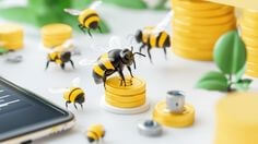 꿀벌들이-가상화폐를-늘려주는-모습