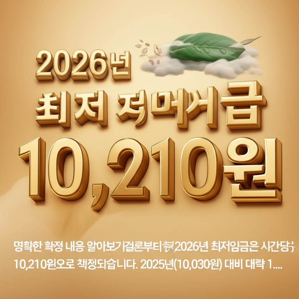 2026년 최저시급 결정 내용과 고용..