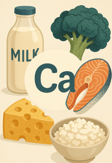 칼슘이 많은 식품들