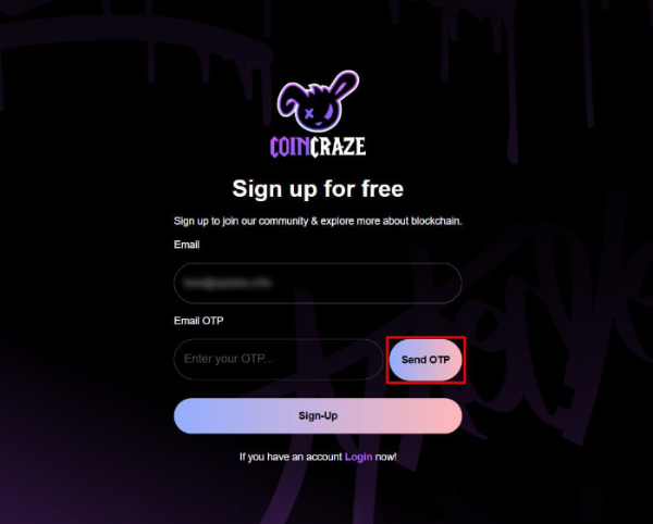 코인크레이즈 회원가입