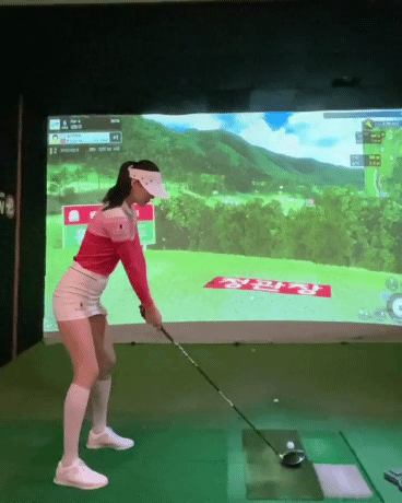 '골프에 반하다' 문정현 프로 미녀골퍼