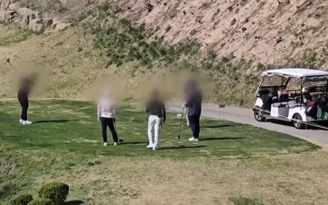 티샷 골프공에 30대 여자 영구실명. 캐디만 유죄?