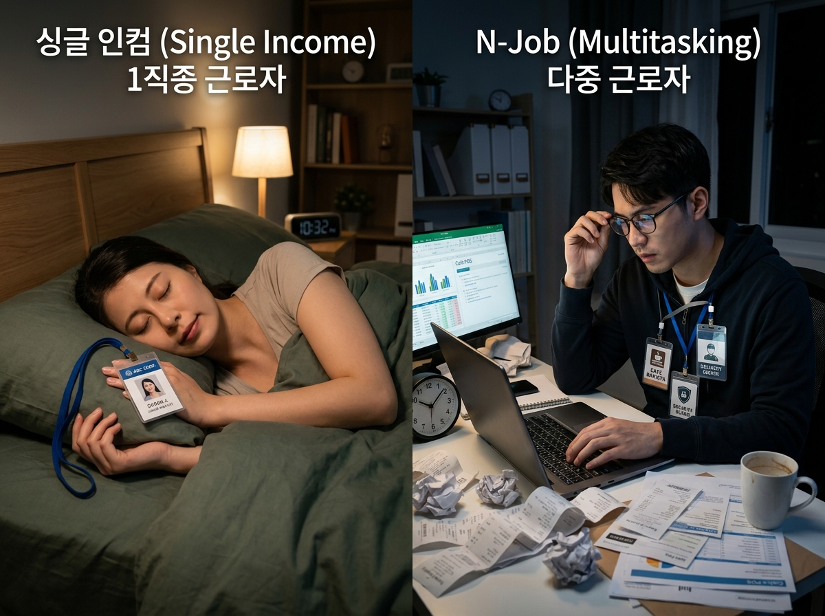 직장인 연말정산과 N잡러 투잡 부업 종합소득세 합산 비교