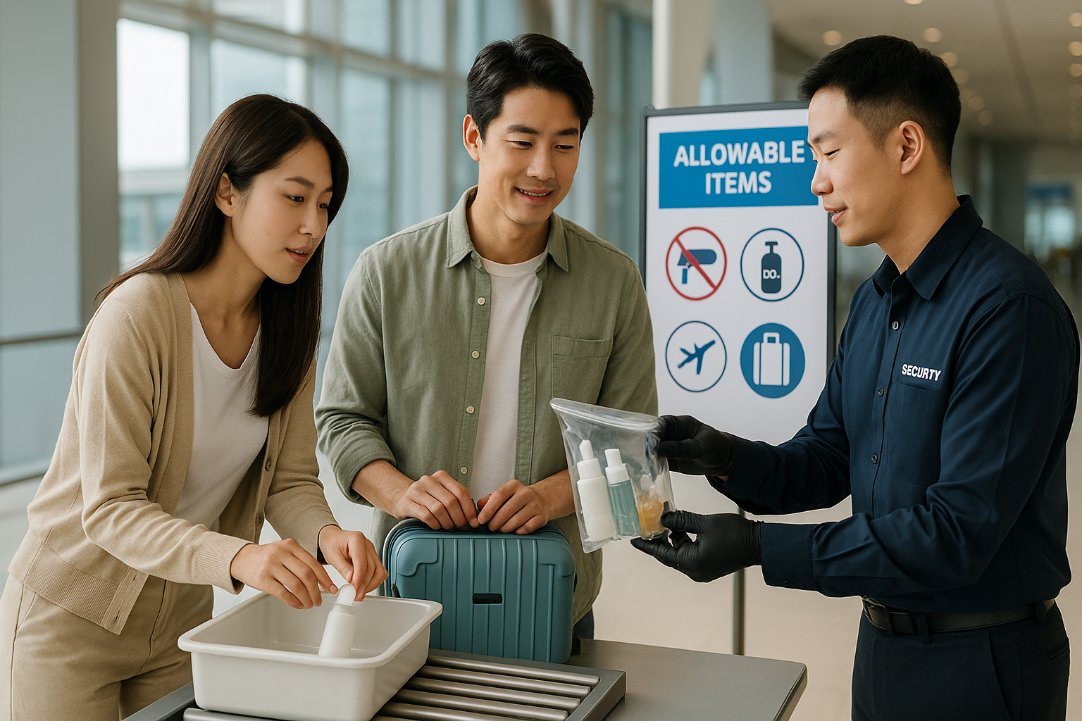 기내 반입 가능 물품 확인