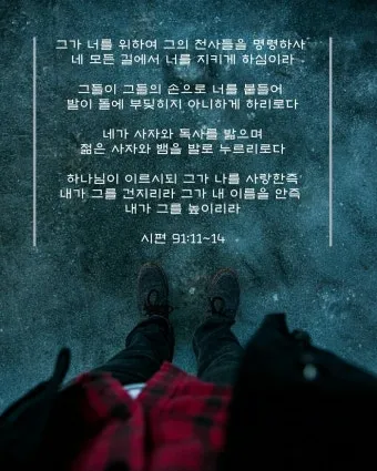 시편 91편 잠언 묵상 말씀_24
