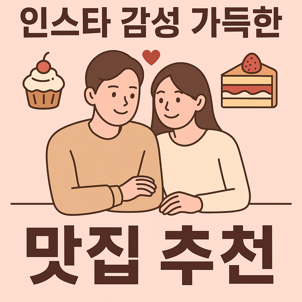 인스타 감성 맛집 BEST 5