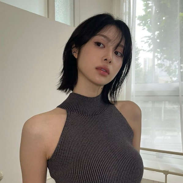 백송민 단발 레이어드컷