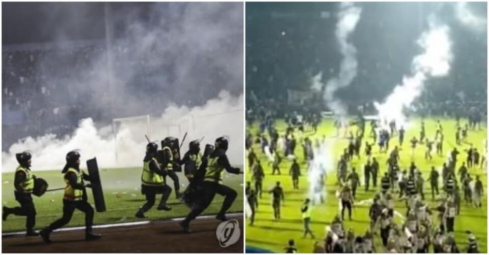 인도네시아 축구장 참사 사건 현장