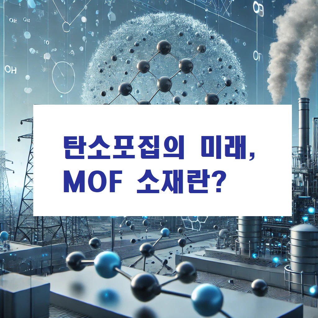 탄소포집의 미래 MOF 소재란?