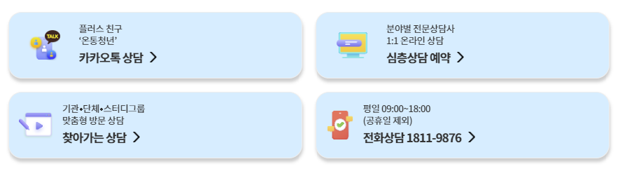 청년정책상담-온통청년