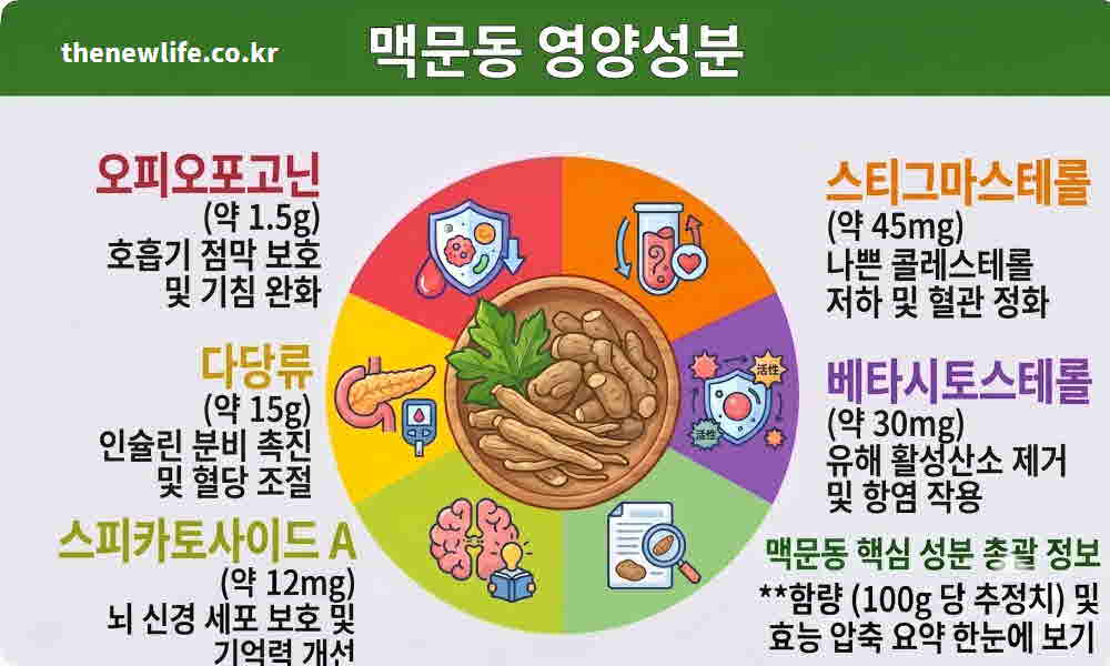 맥문동 영양성분