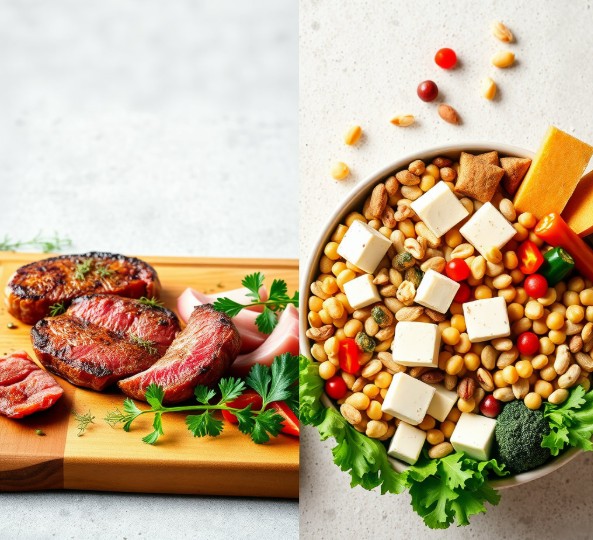 고기 vs 식물성 단백질