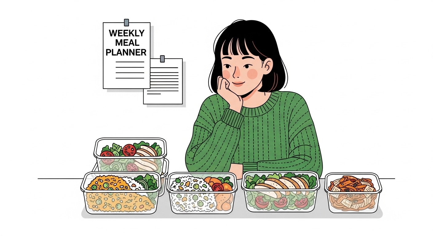 한 달 식비 20만 원 절약! 자취생 생존 밀프렙 2주 식단표 공개