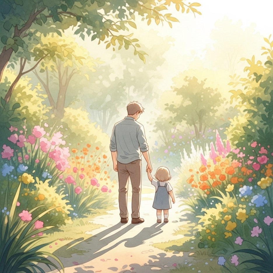 가족과 함께하는 평화로운 일상 모습