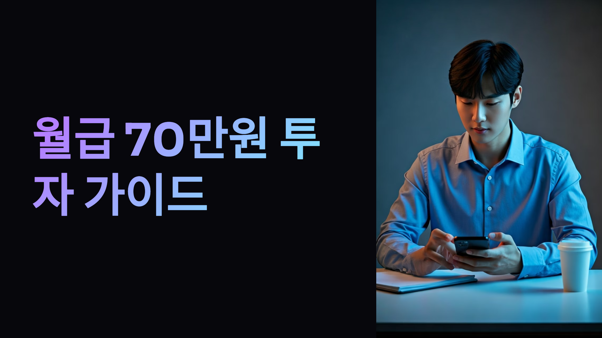 월급 70만원 투자 가이드