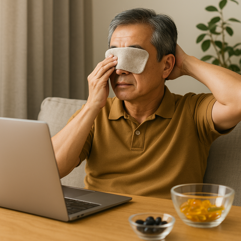 눈 건강 지키는 중년 필수 루틴 (중년눈건강, 시력관리, 안구건조증예방)