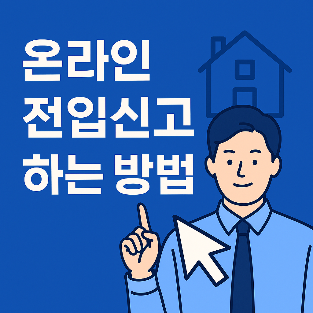 온라인 전입신고 하는 방법