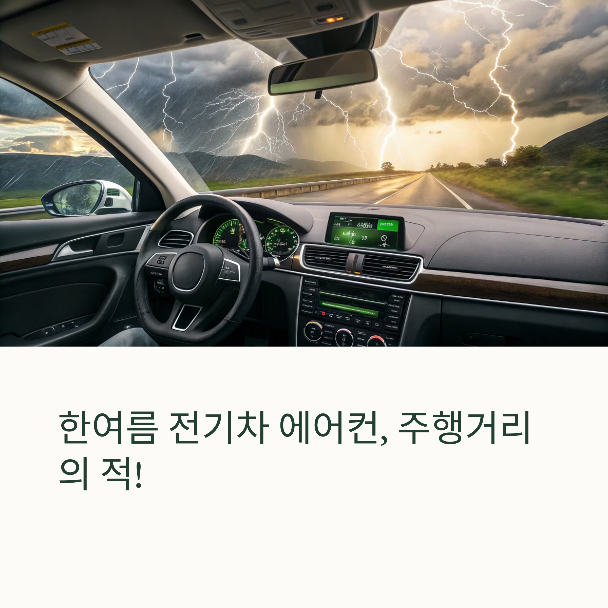 전기차 여름철 냉방 전력 소모 절약 팁