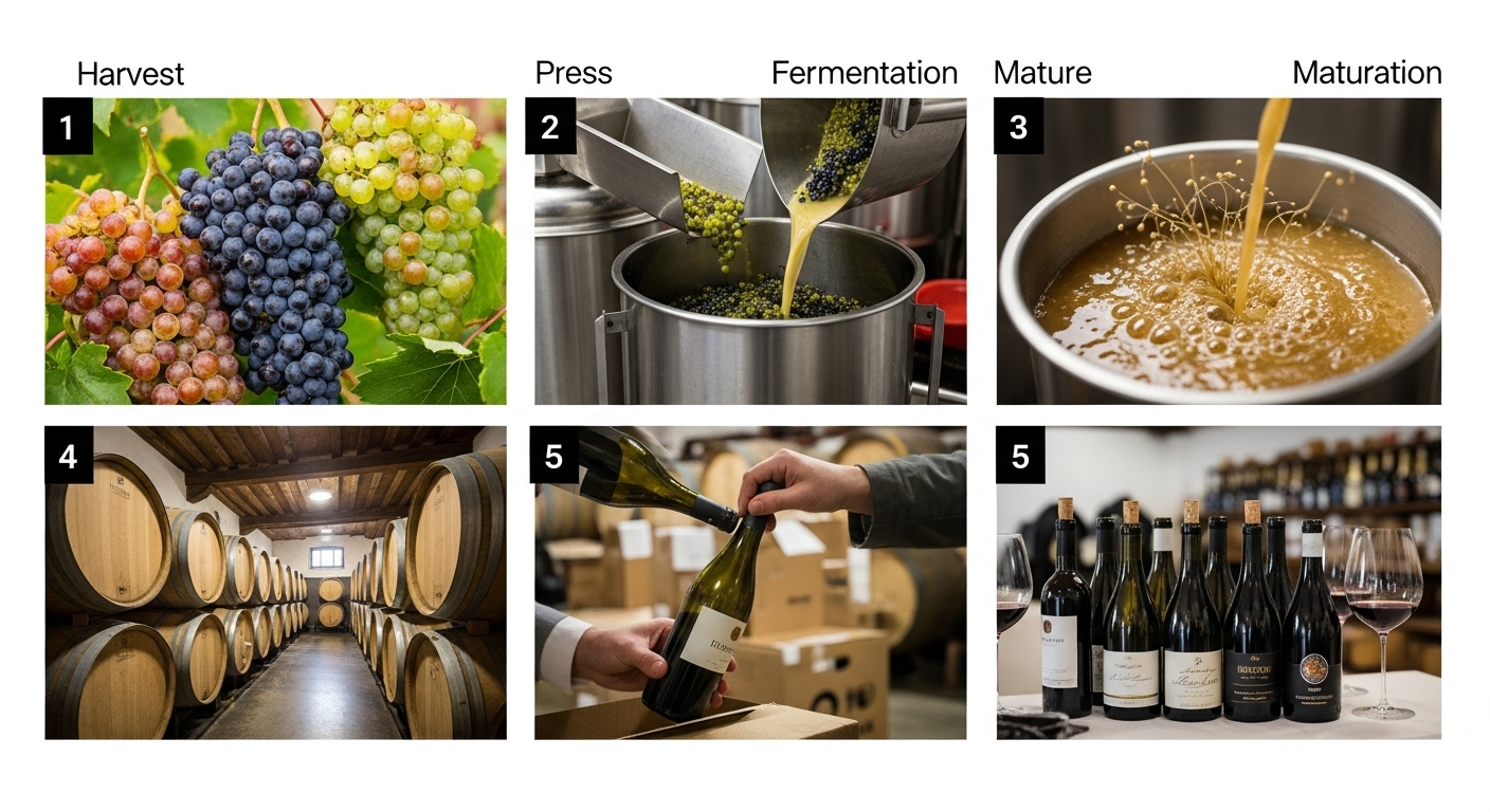 와인의 숙성 과정