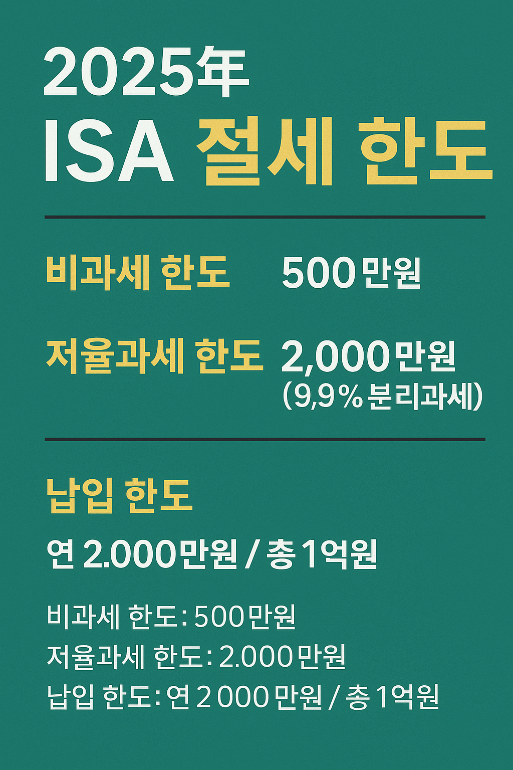 ISA 계좌란?