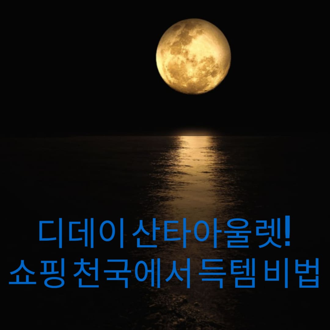 디데이-산타아울렛-쇼핑-천국에서-득템-성공-비법-썸네일