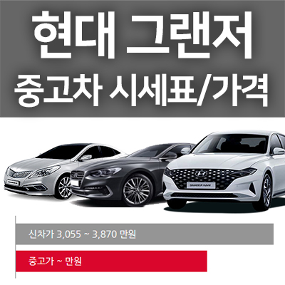 그랜저중고가격