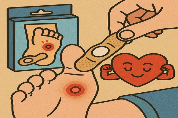 티눈 없애는 방법과 티눈밴드 효과9