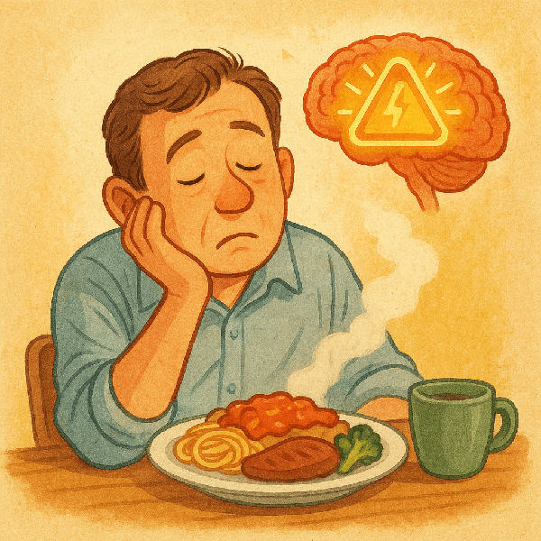 식후 졸림, 당신의 뇌가 보내는 '에너지 경고등'