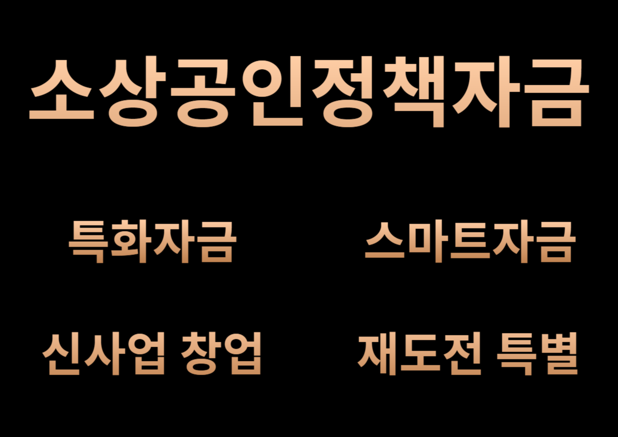 소상공인정책자금 종류및 지원대상, 확인서, 지원센터, 신청