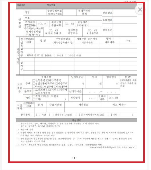 청년 월세 지원금 관련 사진