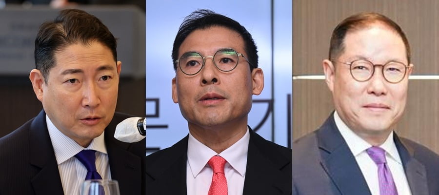 효성그룹의 조현준 효성 회장, 조현문 효성 전 부사장, 조현상 HS효성 부회장.