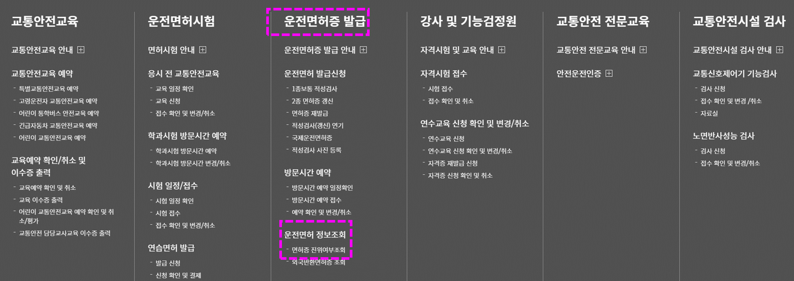 운전면허증 진위확인