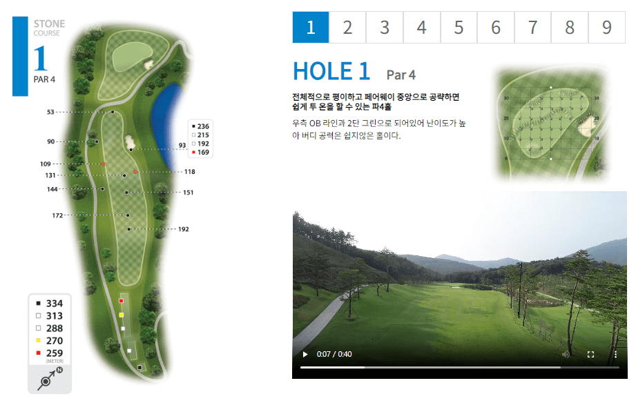 스톤게이트 컨트리클럽 스톤코스 01