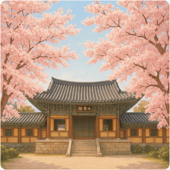 경주 불국사 왕벚꽃 산사 산책1