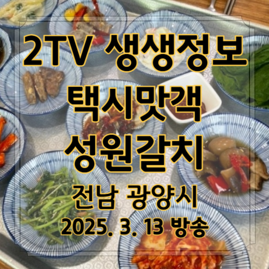 2TV 생생정보 택시맛객
