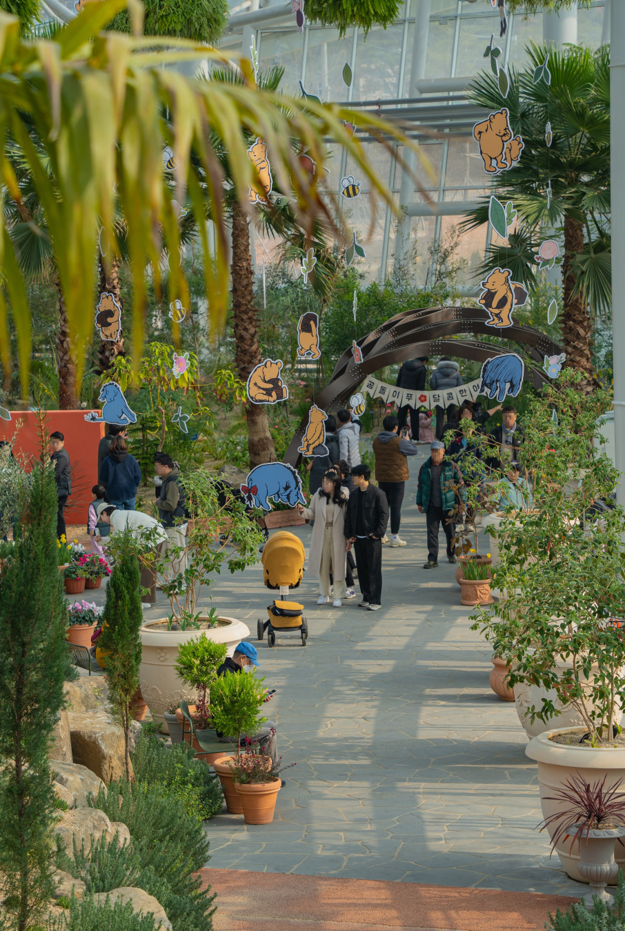 일월 수목원 탐방로