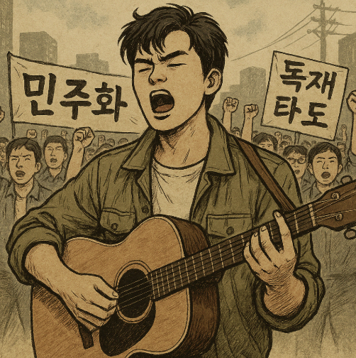 민주화운동과 음악의 관계