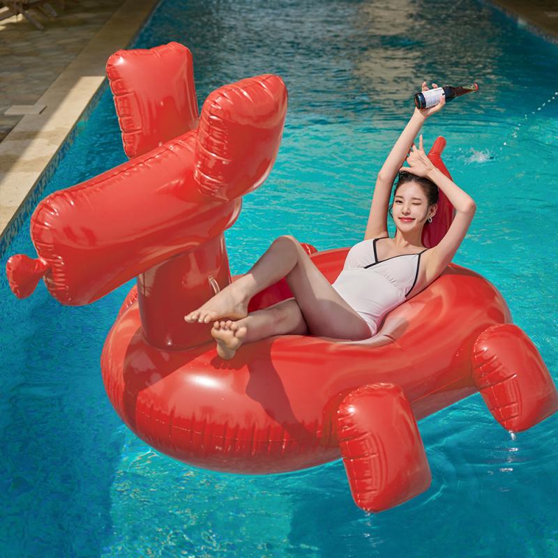 위크나인 벌룬독 성인 대형 물놀이 튜브 해수욕장 계곡 감성튜브