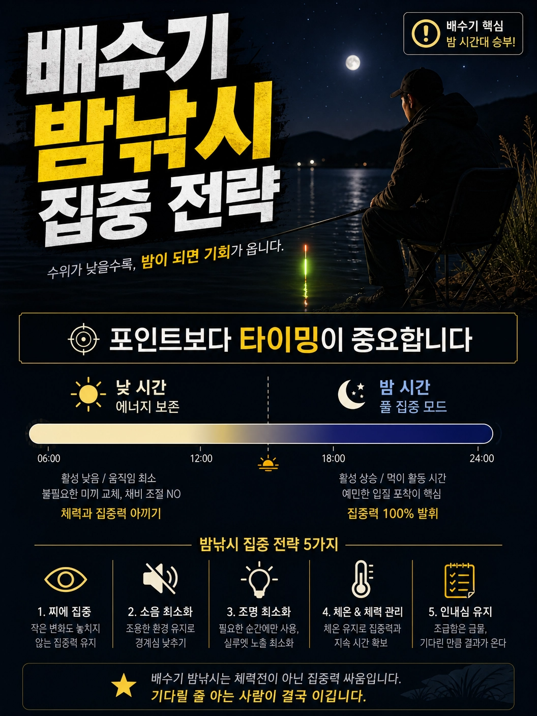 배수기_밤낚시_집중전략